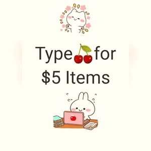 🍒$5 ITEMS🍒 FOR LISTINGS INFO ONLY!